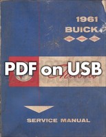 1961 Buick USB Shop Manuell Und KöRper Reparatur HandbüCher Service Alle Modelle