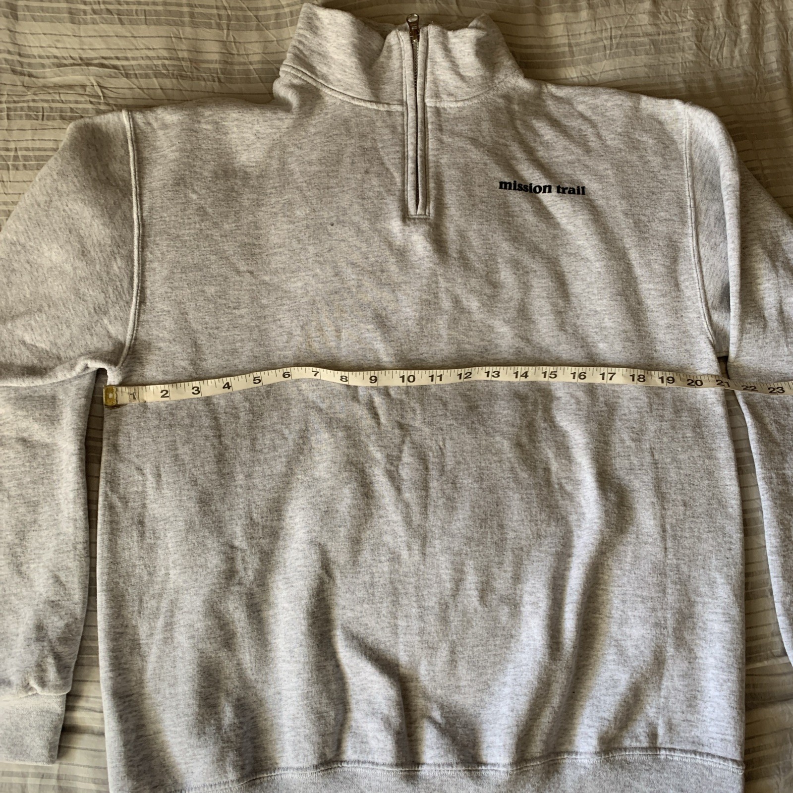 JERZEES NuBlend MEDIUM light Gray Sweatshirt Miss… - image 6