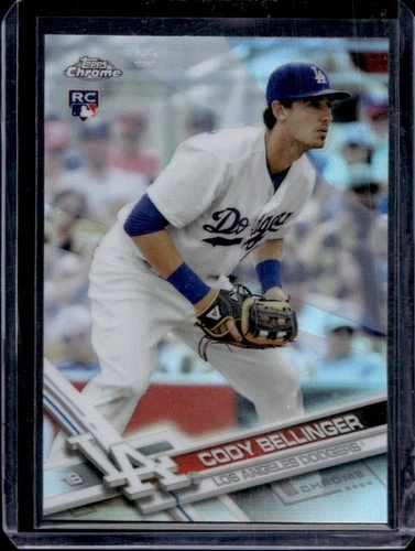 2017 Topps Chrome Cody Bellinger RC Refractor Rookie #79 Dodgers
