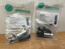 Genuine Neutrik NC6MXX  NC6FXX 6-Pin XLR Cable Connectors Male/Female PAIR
