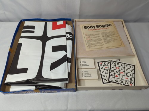 BODY BOGGLE Board Game Parker Brothers Twister Style Spelling Complete W/ Instru - Picture 8 of 10
