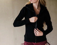 WERK girls Youth Black Zip-up Jacket sizeM