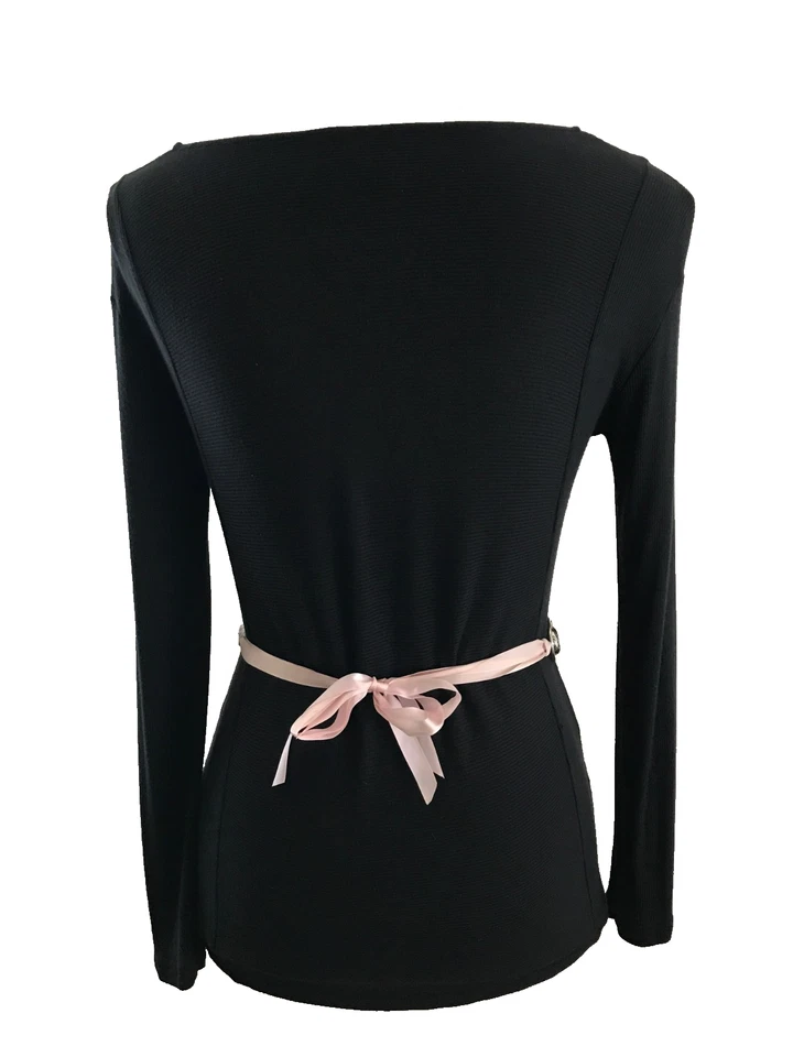 Женская цепочка ремень серебро XS-S Swag металлический бисер розовый искусственный жемчуг бант женщины - Изображение 3 из 4