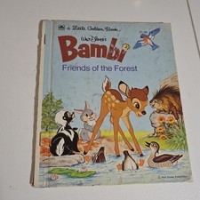 Walt Disney Bambi — Friends of the Forest Vintage 1975 Little Golden Book (HC)