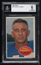 1960 Topps Charlie Conerly #72 BGS 6 0q3