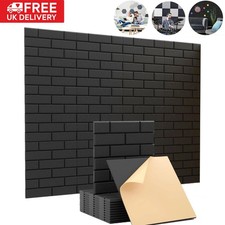 12X Acoustic Wall Panel Tiles Studio Sound Proofing Insulation Self Adhesive Pad