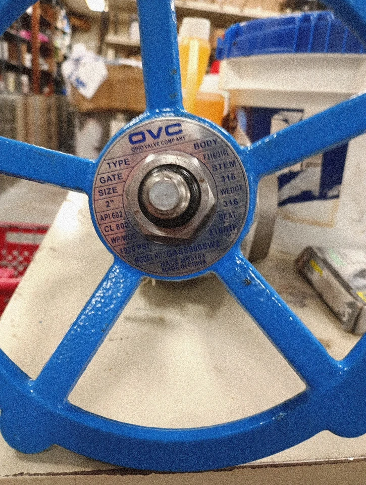 OHV 2" Class 800 WG/WOG Gate Valve, 566 - Image 3 of 4