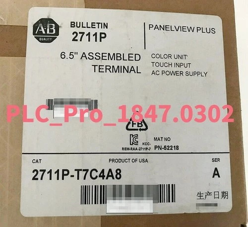 2711P-T7C4A8 1PCS Brand New Allen-Bradley 2711P-T7C4A8 SER A Fast delivery