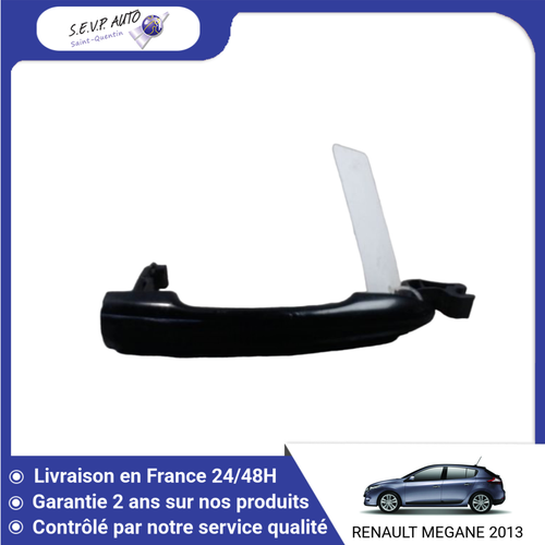 Garniture panneau porte arrière Gauche - RENAULT MEGANE III (3) PHASE III - (H