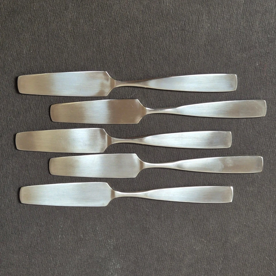 Lauffer Holland, Bedford, 5 Buttermesser, Edelstahl, butter knifes ( not Japan!) - Bild 2 von 4