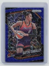 2025 Panini Prizm WNBA #4 Satou Sabally Blue Velocity Prizms