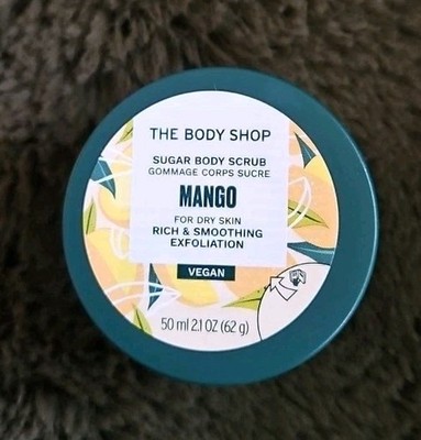 The Body Shop  ''Mango Sugar Body Scrub''  Für Trockene Haut   50 ml  Neu!