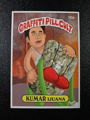 Harold & Kumar Go To White Castle Graffiti Pill Cult Garbage Pail Kids Spoof