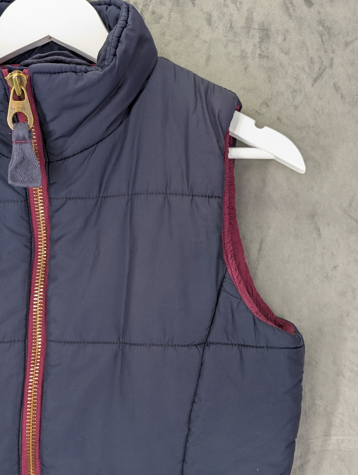 Joules Women's Gillet UK 12 Blue Tom Joule L_Higham Warm Quilted Jacket image 6