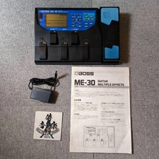 BOSS ME-30 Guitar Multiple Effects Use Multi Effect Pedal w/Adapter From Japan