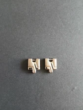 Bracelet Clasp Lock Hardware Silver Tone Pair Replacement