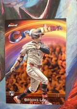 2025 Topps Finest - Creators Brooks Lee #C-26 Orange Refractor /25 (RC)