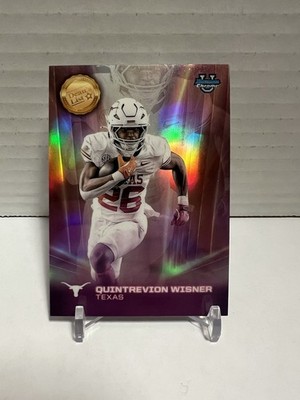 Quintrevion Wisner 2025 Bowman Chrome U DL-16 Dean s List Case Hit Texas  