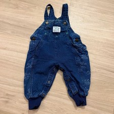 vintage oshkosh b gosh vestbak denim overalls 18m sailboat nautical usa made