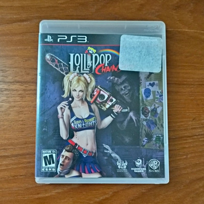 Lollipop Chainsaw PS3 Complete w/ Manual, Warner Bros. Games 2012 M NTSC-U/C