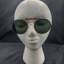 Vintage Aviator Sunglasses Made in Taiwan 1960s Beatnik Pilot Shades Shooters