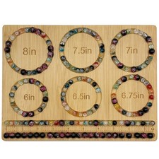 Petoysoso Bamboo Bead Board for Jewelry Bracelet Making