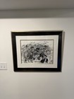 Muhammad Ali Autographed Framed Artwork Original PSA/DNA Aut