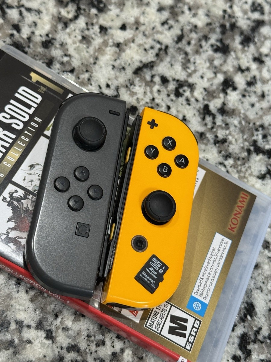 Nintendo Switch with Gray & Neon Orange Joy-Cons(HAC-001-01) & Pro