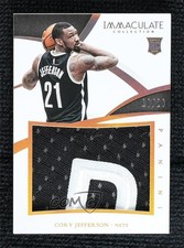 2014-15 Panini Immaculate Rookie Jerseys Prime 10/20 Cory Jefferson #RJ-CO 10po