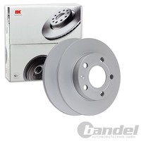 2X NK Bremsscheiben 245Mm Voll Hinten Passend FÜR Audi 80 A4 Coupe Seat Exeo |