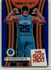 2019-20 Hoops Premium Stock PJ Washington Jr. We Got Next Blue #17 Hornets