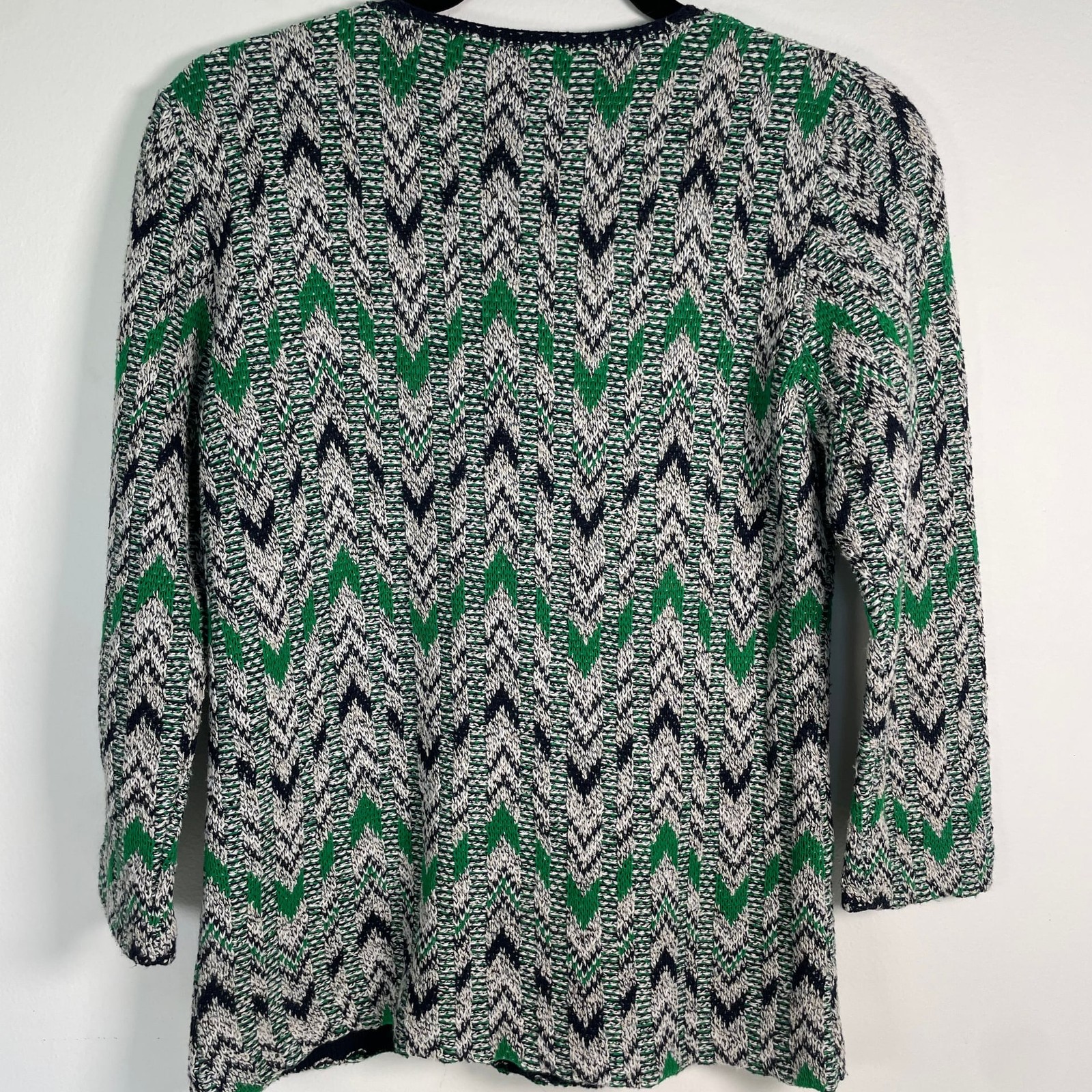 Pendleton Chevron Zigzag Knit Button-Front Cardig… - image 2