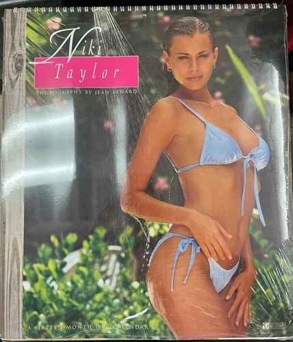 Niki Taylor Swimsuit Calendar 1996 15.5x13 SEALED