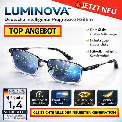 Luminova  Deutsche Intelligente Progressive Brille Lesebrille Gleitsichtbrille