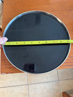 Sterling Silver rim Ebonite Fisher Silversmiths serving tray  1960s MCM $1,043 — photo 4
