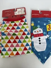 Fun Set Colorful Triangle Print Dog Pajamas - L - Wondershop And Pet Bandana