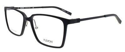 New FLEXON EP-8010 002 Matte Black Eyeglasses with Titanium Temples 54/16/145 New FLEXON EP-8010 002 Matte Black Eyeglasses with Titanium  main image 3