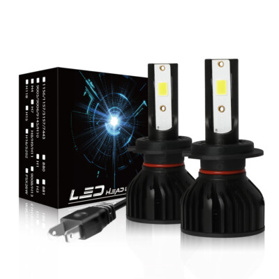 For Chrysler Crossfire 2004-2008 Front LED Headlight 2X H7 Bulbs 6000K White