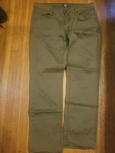 Mens Designer Saks Fifth Ave Designer Gray Jeans pants Size