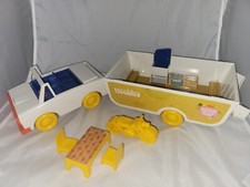 1972 Weebles Romper Room Car And Camper Playset 595 Incomplete
