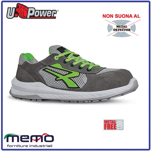SCARPE da lavoro per uomo antinfortunistiche leggere basse ESTIVE U POWER  S1P 42 | eBay