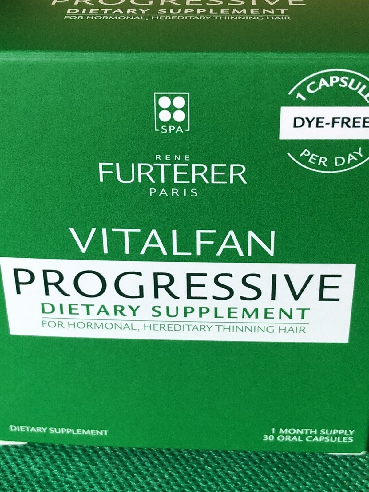 Rene Furterer Vitalfan Progressive 30Caps/1mons NewInBox 7/23 MadeInItaly FreeSH