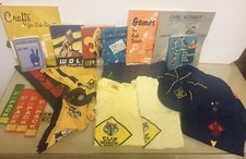 Vintage 60-70's Boy/Cub Scouts huge Lot VG to EX
