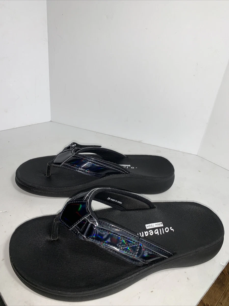 SOLLBEAM Womens Original Orthotic Comfort Thong Style Flip Flops
