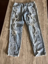 Zara distressed  Trafaluc jeans, premium wash, size 6, 6.99 OBO