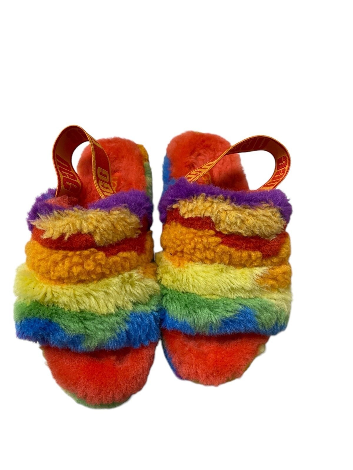 UGG Fluff Yeah Rainbow Platform Strap Support Sli… - image 2