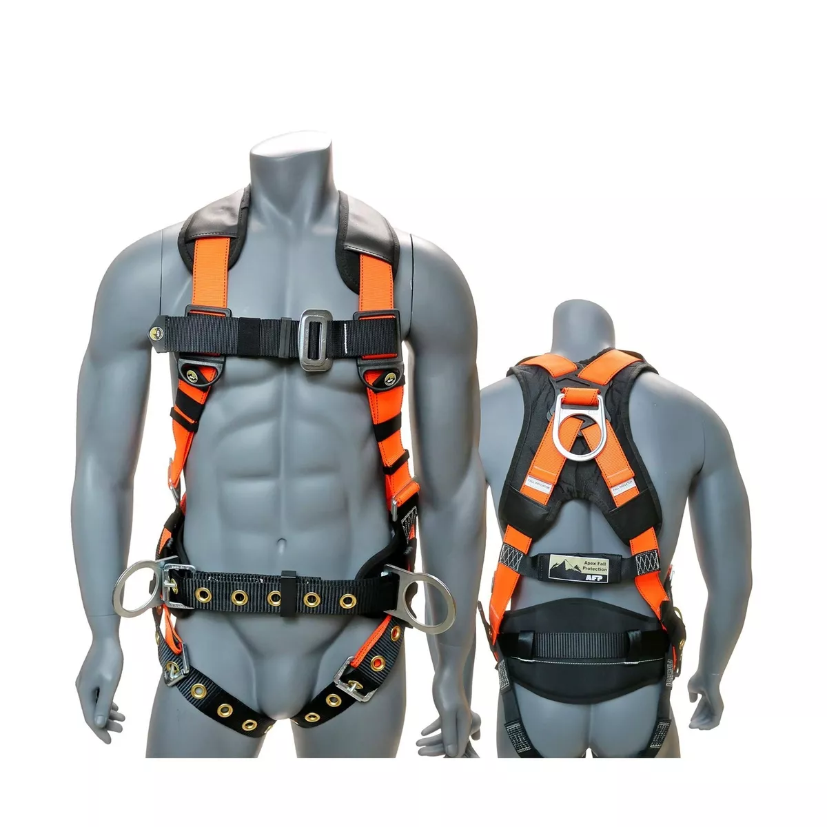 AFP Demon Fall Protection Comfortable Safety Harness (OSHA/ANSI PPE) Orange