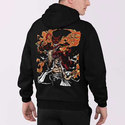 Zaraki Kenpachi Hoddie Bleach Ichigo Bankai Anime Horror Gift