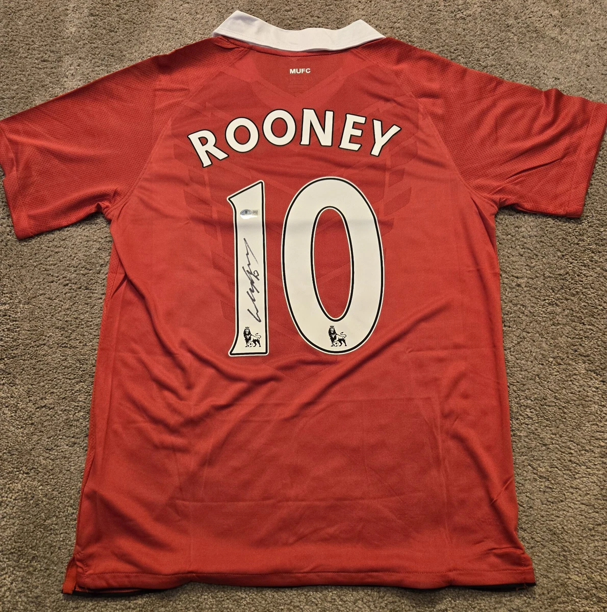 Photo Signée Wayne Rooney - Manchester United - Réimpression 8x11 - #1