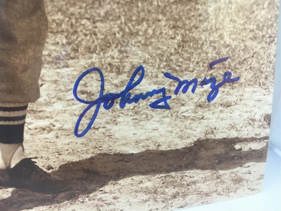 Johnny Mize Autographed Picture No COA 8x10 Black and White Photo - Image 2 of 4